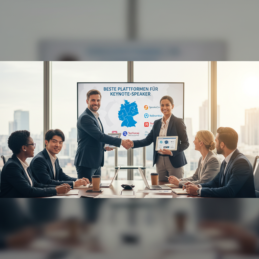 Beste Plattformen zur Buchung von Keynote-Speakern in Deutschland - Professional keynote speaker blog hero image